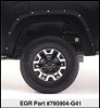 EGR 16+ Nissan Titan XD Bolt-On Look Color Match Fender Flares - Set - Black Metallic - 795904-G41