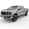 EGR 16+ Nissan Titan XD Bolt-On Look Color Match Fender Flares - Set - Liquid Platinum Metallic - 795904-K23