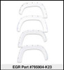 EGR 16+ Nissan Titan XD Bolt-On Look Color Match Fender Flares - Set - Liquid Platinum Metallic - 795904-K23
