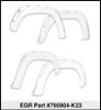 EGR 16+ Nissan Titan XD Bolt-On Look Color Match Fender Flares - Set - Liquid Platinum Metallic - 795904-K23