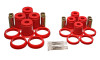 Energy Suspension 93-98 Jeep Grand Cherokee Red Rear Control Arm Bushings-Must reuse OEM Outer Shell - 2.3104R