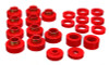 Energy Suspension Cj5-7 Body Mounts - Red - 2.4102R