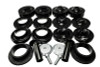 Energy Suspension 18+ Jeep Wrangler JL Black Rock-Flex 2in Adjustable Coil Spacer Set - 2.6116G