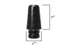 Energy Suspension 97-06 Jeep Wrangler TJ with 1 3/4 in lift Black Front Bump Stop Set (Set of 2) - 2.9102G