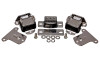Energy Suspension 69-71 Camaro / 70-73 Monte Carlo Blk Motor and Transmission Mounts; Chrome Finish - 3.1134G