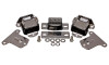 Energy Suspension 69-71 Camaro / 70-73 Monte Carlo Blk Motor and Transmission Mounts; Chrome Finish - 3.1134G