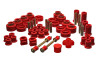 Energy Suspension 88-98 Chevy/GMC 4WD Red Hyper-flex Master Bushing Set - 3.18101R