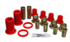 Energy Suspension Front Cntrl Arm Bushings - Red - 3.3150R