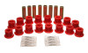 Energy Suspension 94-06 Hummer H1 Red Front & Rear End Control Arm Bushing Set - 3.3189R