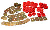 Energy 64-67 Buick Century/Regal/Grand National/Skylark/Special Red Body Mount Set - 3.4155R