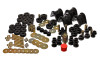 Energy Suspension 66-77 Ford Bronco 4WD (w/ 2 Deg C-Bushings) Black Hyper-Flex Master Bushing Set - 4.18104G