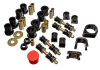 Energy Suspension 97-01 Ford Escort/ZX2 Black Hyper-flex Master Bushing Set - 4.18117G