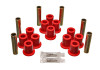 Energy Suspension Fd 4 Wd Frt Sprg Bush Set - Red - 4.2118R