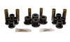 Energy Suspension 8/81-96 Ford F100/F150 2WD Black Rear Leaf Spring Bushing Set - 4.2122G