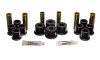 Energy Suspension 8/81-96 Ford F100/F150 2WD Black Rear Leaf Spring Bushing Set - 4.2122G
