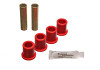 Energy Suspension 89-97 Ford Ranger Red Rear 2WD Frame Shackle Bushings Set - 4.2137R