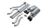 Corsa 1992-1995 Chevrolet Corvette C4 5.7L V8 LT1 Sport Cat-Back Exhaust w/ Twin 3.5in Black Tips - 14116BLK