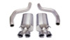 Corsa - Sport 3" Exhaust System w. Quad 4" Pro-Series Polished Tips - C6 Corvette Z06/ZR1