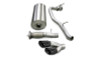 Corsa 2007-2010 Cadillac Escalade 6.2L V8 Black Sport Cat-Back Exhaust - 14202BLK
