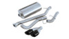Corsa 2001-2006 Chevrolet Tahoe 5.3L V8 3in Cat-Back Single Side w Twin 4in Black Pro-Series Tips - 14232BLK