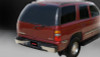 Corsa 2001-2006 Chevrolet Tahoe 5.3L V8 3in Cat-Back Single Side w Twin 4in Black Pro-Series Tips - 14232BLK