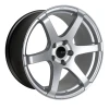 Enkei T6S 18x8.5 45mm Offset 5x100 Bolt Pattern 72.6 Bore Matte Silver Wheel - 485-885-8045SP Photo - Primary