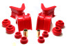 Energy Suspension 76-77 Ford Bronco/66-72 F-100/F-150 Red 7 Deg Offset Complete 14 Pc C-Bushing Set - 4.7106R