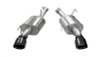 Corsa 2005-2010 Ford Mustang Shelby GT500 5.4L V8 Black Xtreme Axle-Back Exhaust - 14314BLK