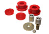 Energy Suspension 08-10 Chrysler Challenger/07-10 Charger RWD Red Rear Diff Mount Bushing Set - 5.1115R