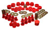 Energy Suspension 85-92 VW Golf/GTI/Jetta / 72-93 Dodge Ramcharger Red Hyper-flex Master Bushing Set - 5.18101R