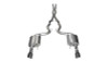 Corsa Xtreme Catback Exhaust w. Dual Gunmetal Tips - 15-17 Mustang GT