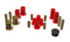 Energy Suspension 87-96 Dodge Dakota 2WD Red Front End Control Arm Bushing Set - 5.3115R