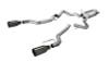 Corsa 2017-2020 Ford F-150 Raptor 3.5L Sport Cat-Back Dual Rear Exit w/ 5in Gunmetal Tip - 14397GNM