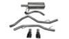 Corsa 09-18 Dodge Ram 1500 4.7L/5.7L V8 Quad/Crew Cab/Short Bed Black Dual Rear Exit Cat-Back Exhaus - 14405BLK