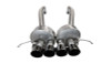 Corsa Variable Sound Level Valved Axleback Exhaust - Black Tips - C7 Corvette Z06