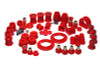 Energy Suspension 00-02 Toyota 4Runner 4WD Red Hyper-Flex Master Bushing Set - 8.18114R