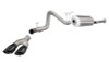Corsa 11-13 GMC Sierra 6.0L V8 3in Cat-Back Single Side w Twin 4in Black Pro-Series Tips - 14792BLK