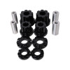 Energy Suspension 01-05 Lexus IS300 Rear Subframe Bushing Set - Black - 8.4115G