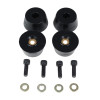 Energy Suspension 96-02 Toyota 4Runner Front Hyper Flex Bump Stop Set - Black - 8.9103G