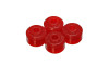 Energy Suspension Universal Red Shock Bushing Set 5/8in Nipple 3/8in ID 1-3/8in OD 4/Set - 9.8144R