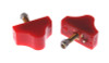 Energy Suspension Gm Lwr B Stop Single Hump Set - Red - 9.9154R
