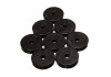 Energy Suspension Polyurethane Pad Set - 2 9/32in OD x 7/16in Hole ID x 1/2in Height - Round Black - 9.9528G