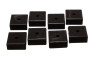 Energy Suspension Pad - Soft - 2-1/16in SQ x 3/8in ID x 15/16in H - Black - 9.9535G
