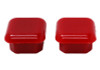 Energy Suspension Universal End Cap Bushing Set 1.65 SQ - Red - 9.9551R