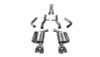 Corsa Xtreme Catback Exhaust w. Polished Tips - Reuse OE Valves - Hellcat Challenger Manual Trans