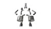 Corsa 2015-2023 Dodge Charger SRT / Scat Pack / R/T 6.4L Black Sport Cat-Back Exhaust - 14995BLK