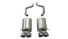 Corsa 2005-2007 Chevrolet Corvette (C6) 6.0L/6.2L Polished Sport Axle-Back Exhaust w/4.5in Tips - 21009