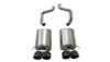Corsa 2005-2007 Chevrolet Corvette (C6) 6.0L/6.2L Black Sport Axle-Back Exhaust w/4.5in Tips - 21009BLK