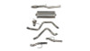 Corsa 2019-24  Silverado/Sierra 5.3L V8 3in Dual Rear Exit 157in Wheelbase Catback - Sport (NoTips) - 21043