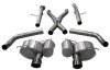 Corsa 2012-21 Jeep Grand Cherokee SRT 2.75in Dual Rear Xtreme Cat-Back Exhaust - Black PVD TipFinish - 21058BLK